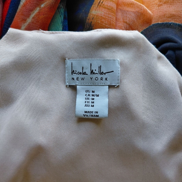 Nicole Miller Multicolor Abstract Dress - Picture 6 of 9